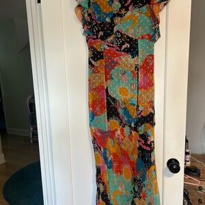 Never Fully Dressed Multicolor Maxi Dress
